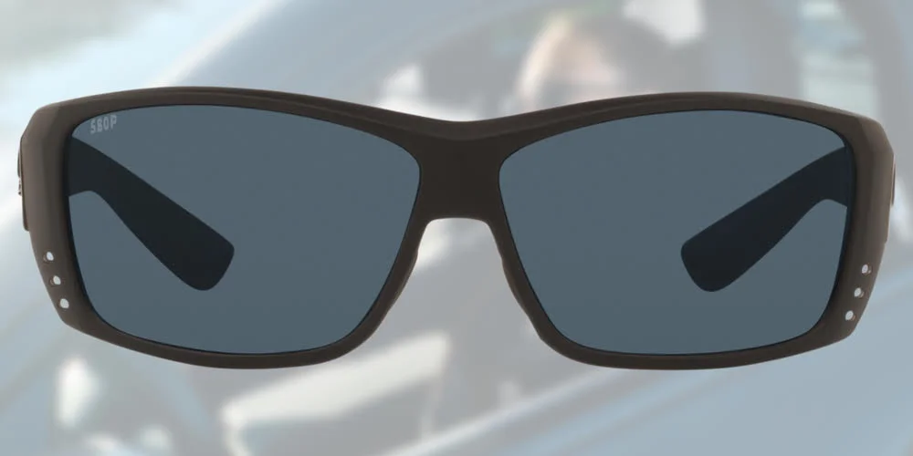 1Costa Del Mar Cat Cay Men's Rectangular Sunglasses