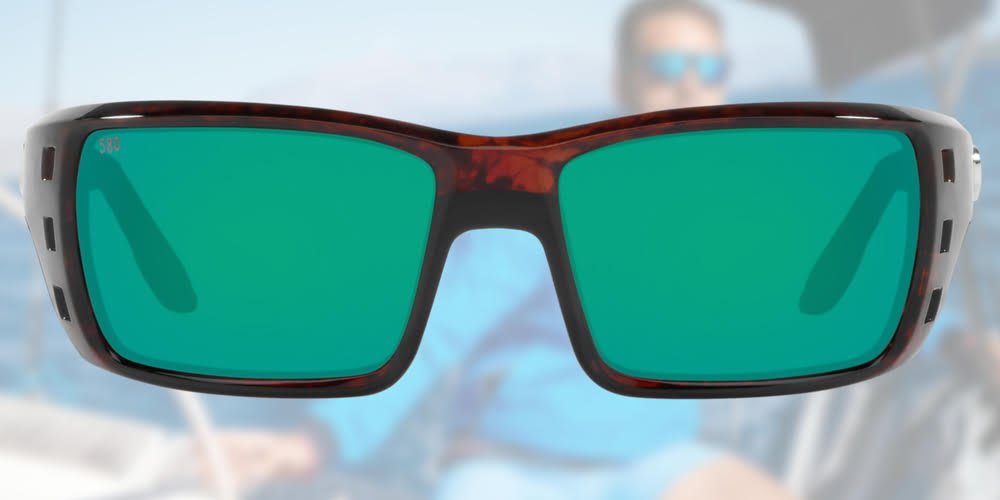 1Costa Del Mar Permit Men's Rectangular Sunglasses