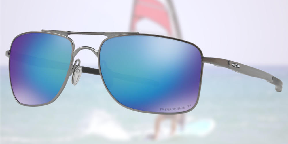1Oakley Gauge 8 OO4124 Mirror Polarized Sunglasses