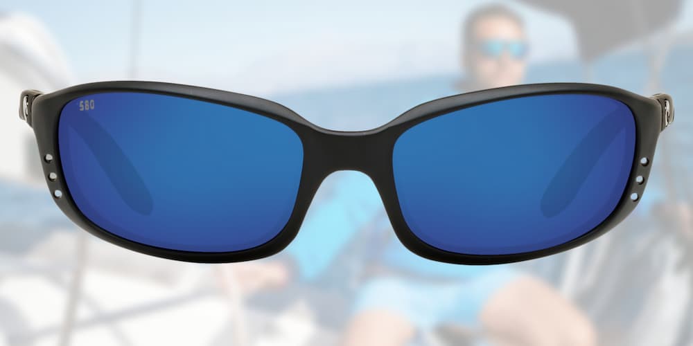Costa Del Mar Brine polarized sunglasses stock image from the front