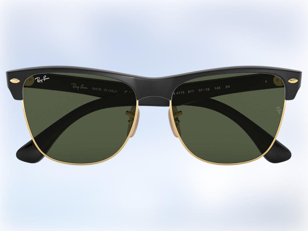 Ray-Ban Clubmaster Oversized RB4175 Glass Sunglasses Review 2022 - Dizm ...