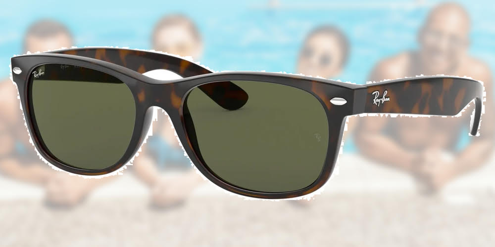 New Wayfarer Classic Color Mix RB2132 Glass Sunglasses