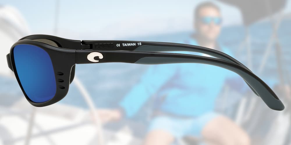 The side frame of the Costa Brine polarized sunglasses